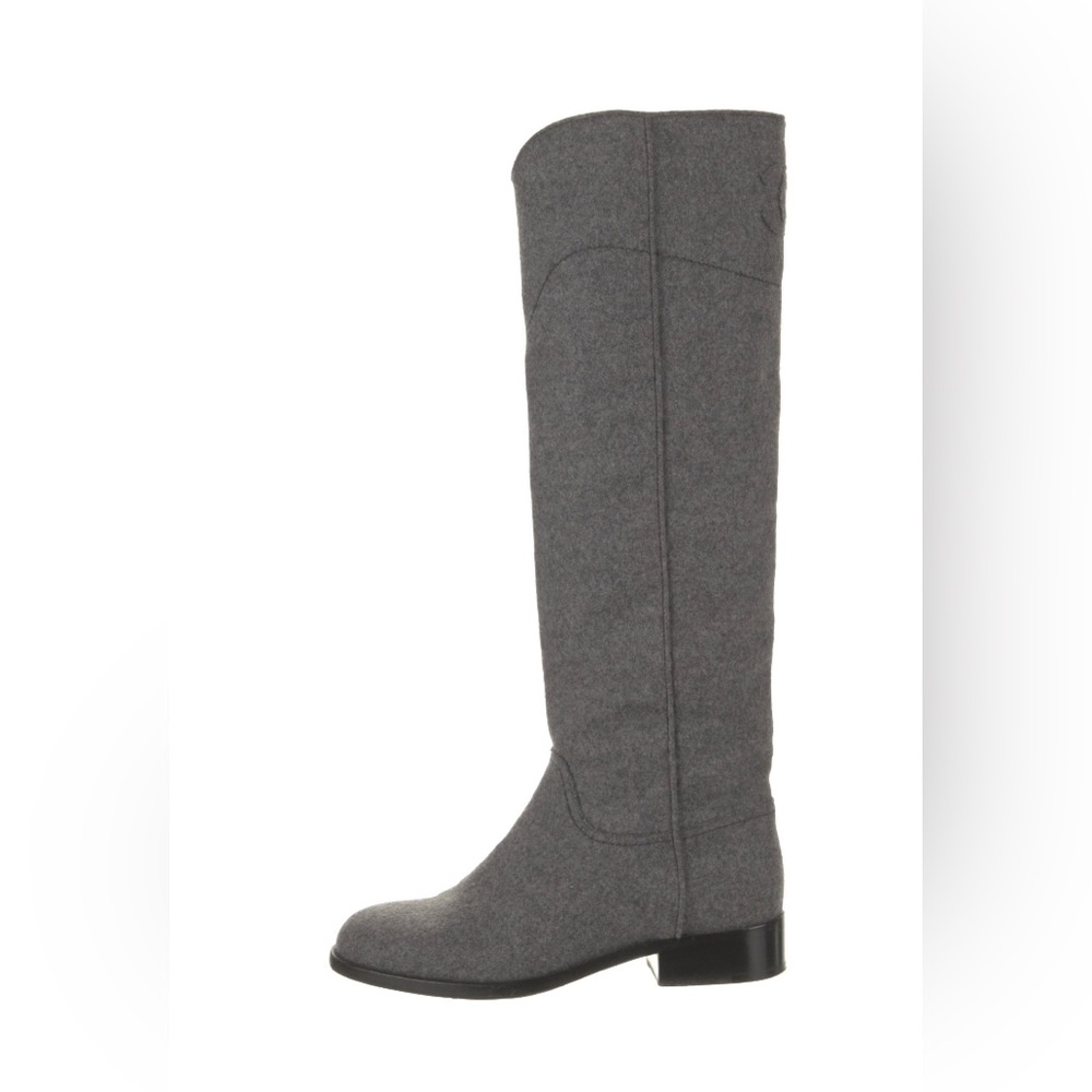 Chanel Interlocking CC Riding Boots - Picture 4 of 7